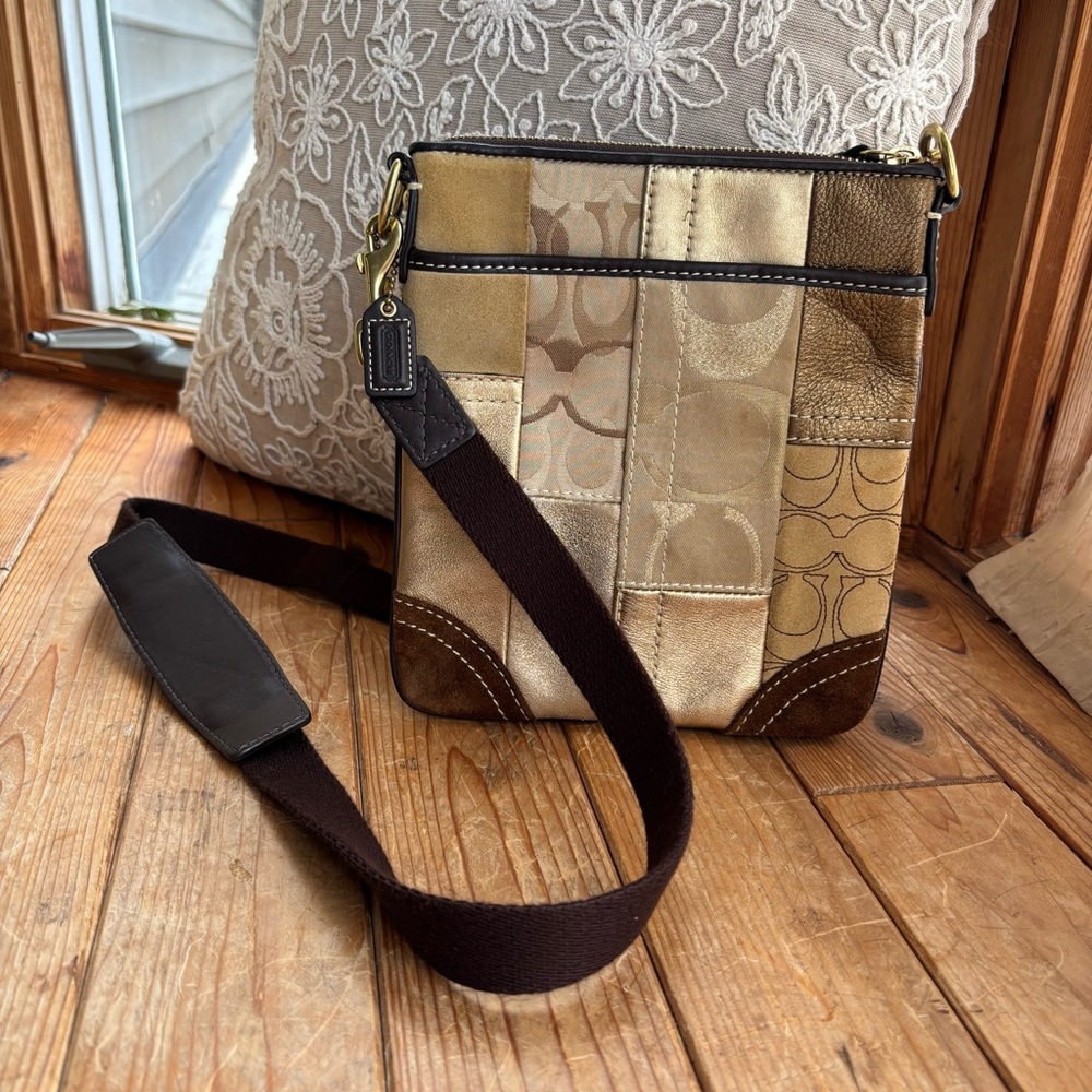Coach Crossbody Mini Patchwork Bag - image 1